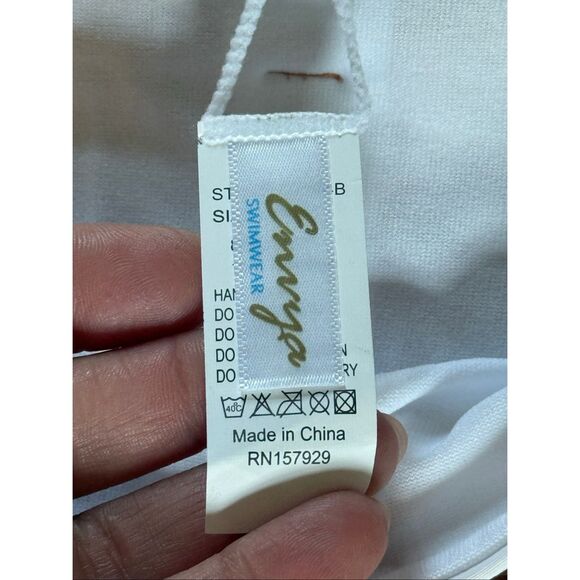 Envya Striped High Waisted Bikini Medium - Picture 7 of 11